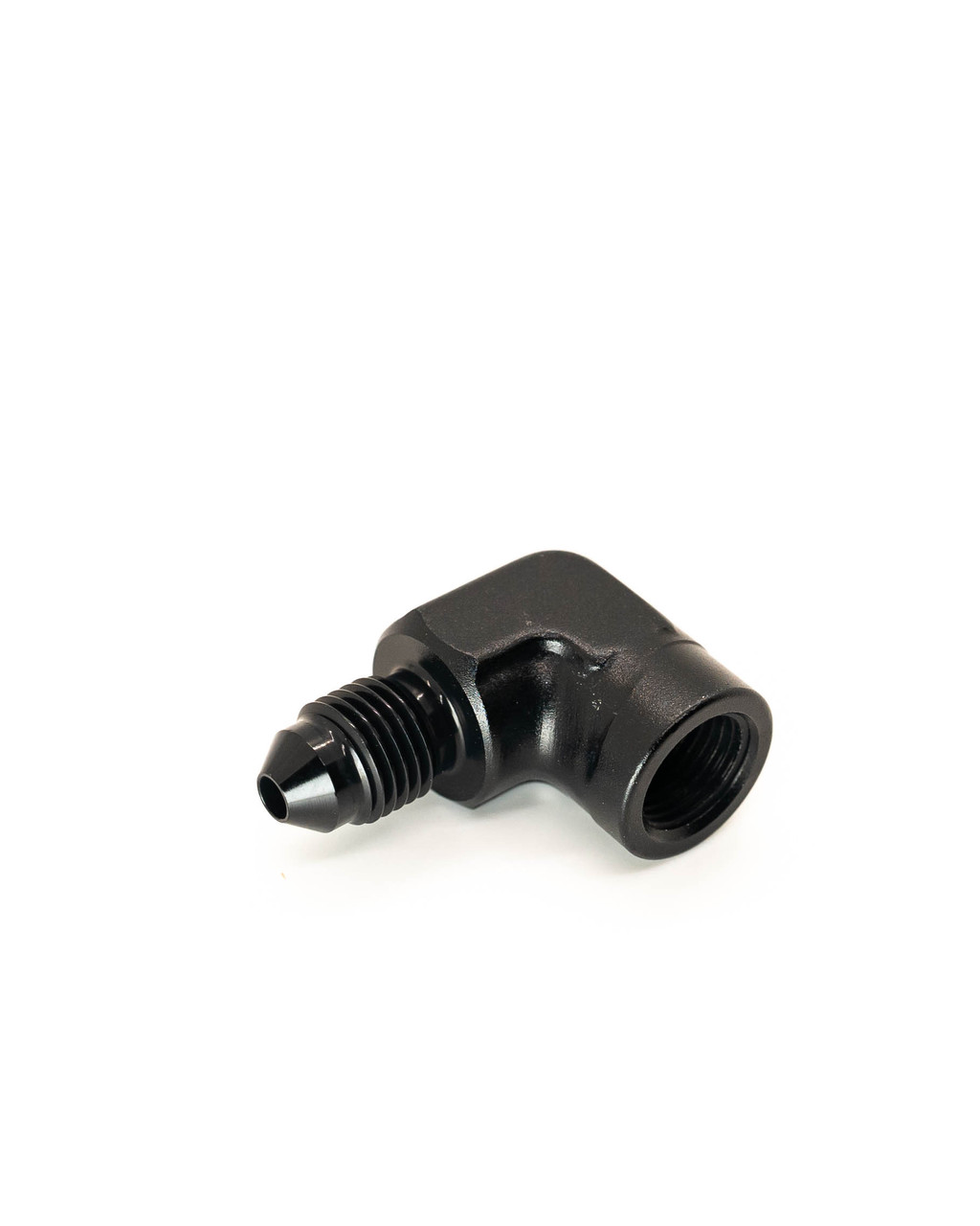 MNPTF90 AN Male to NPT Female 90 Degree -4AN to 1/8"