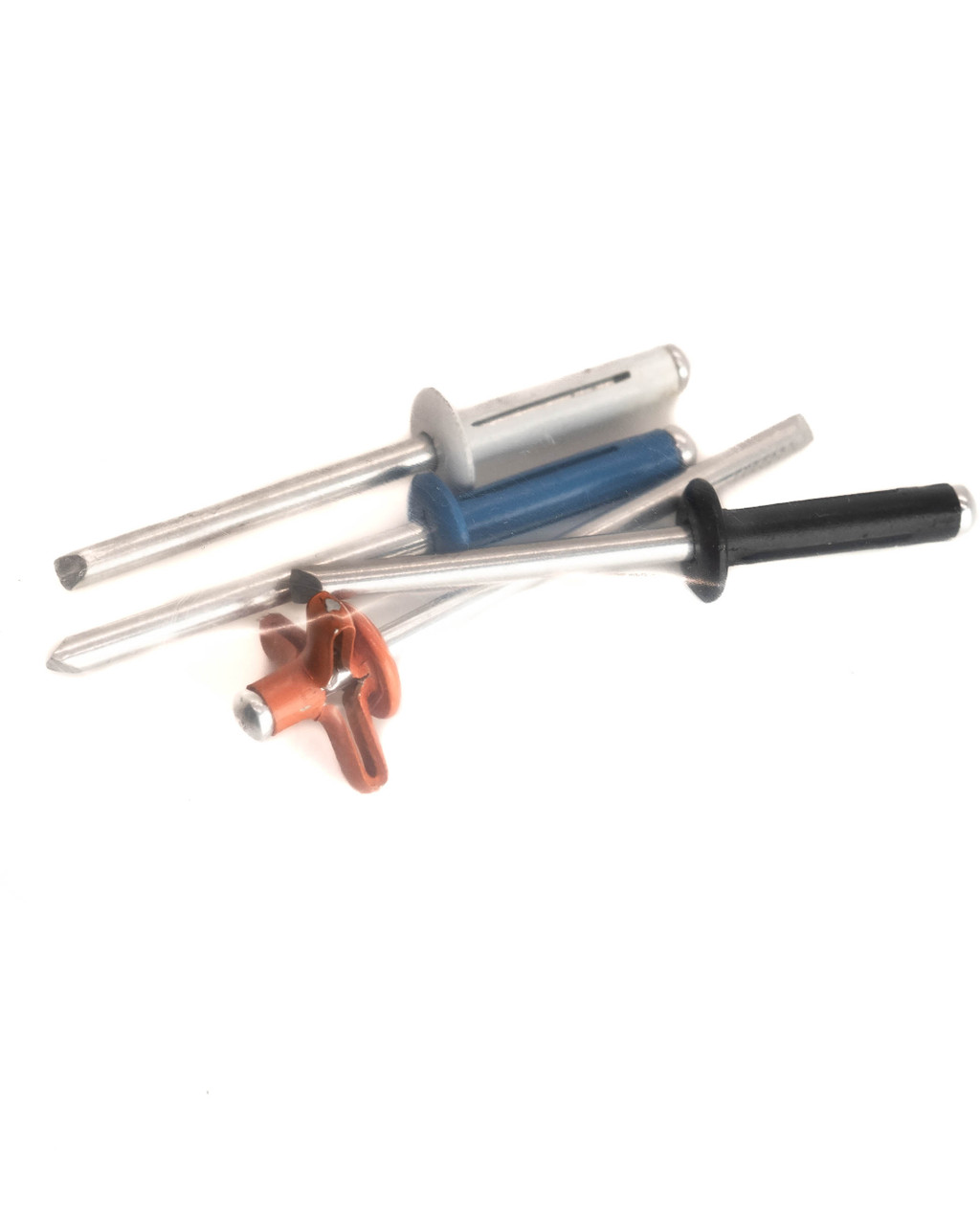 SHCTFR Small Head Colored Tri Fold Rivets .375 Grip Range, Black