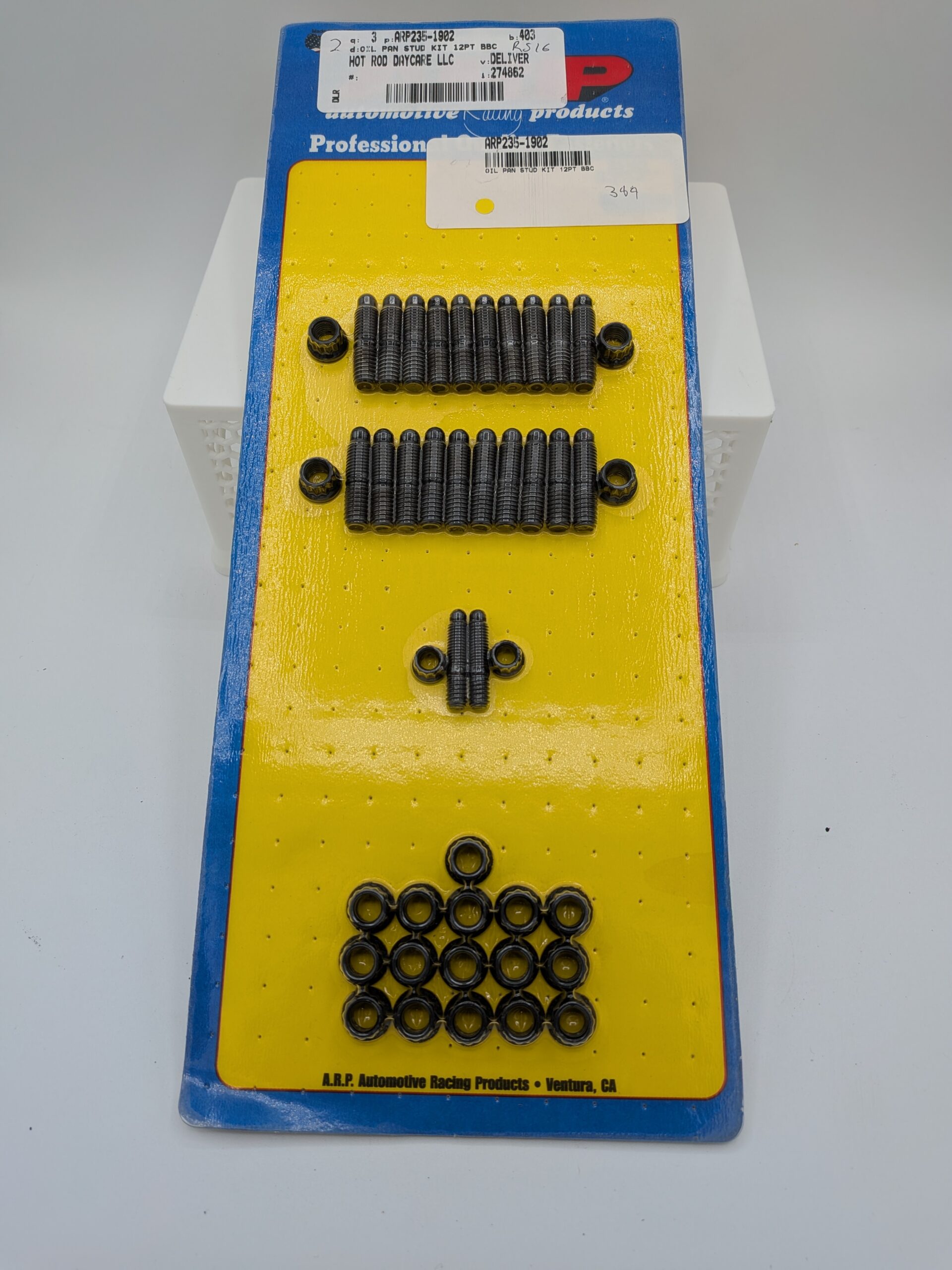 ARP Oil Ebay-1 ARP Oil Pan Stud Kit (P/N 235-1902) for BBC