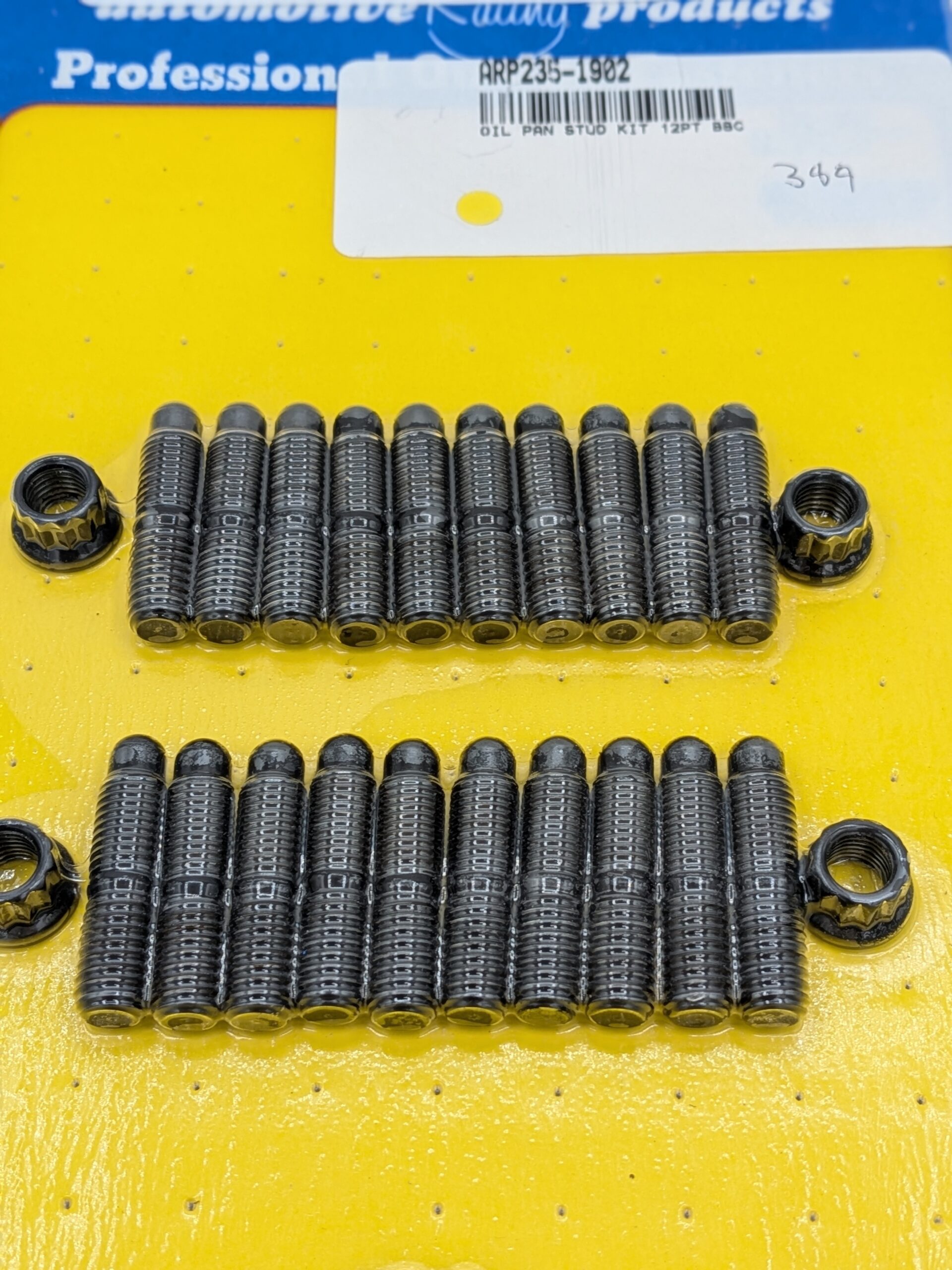 ARP Oil Ebay-7 ARP Oil Pan Stud Kit (P/N 235-1902) for BBC