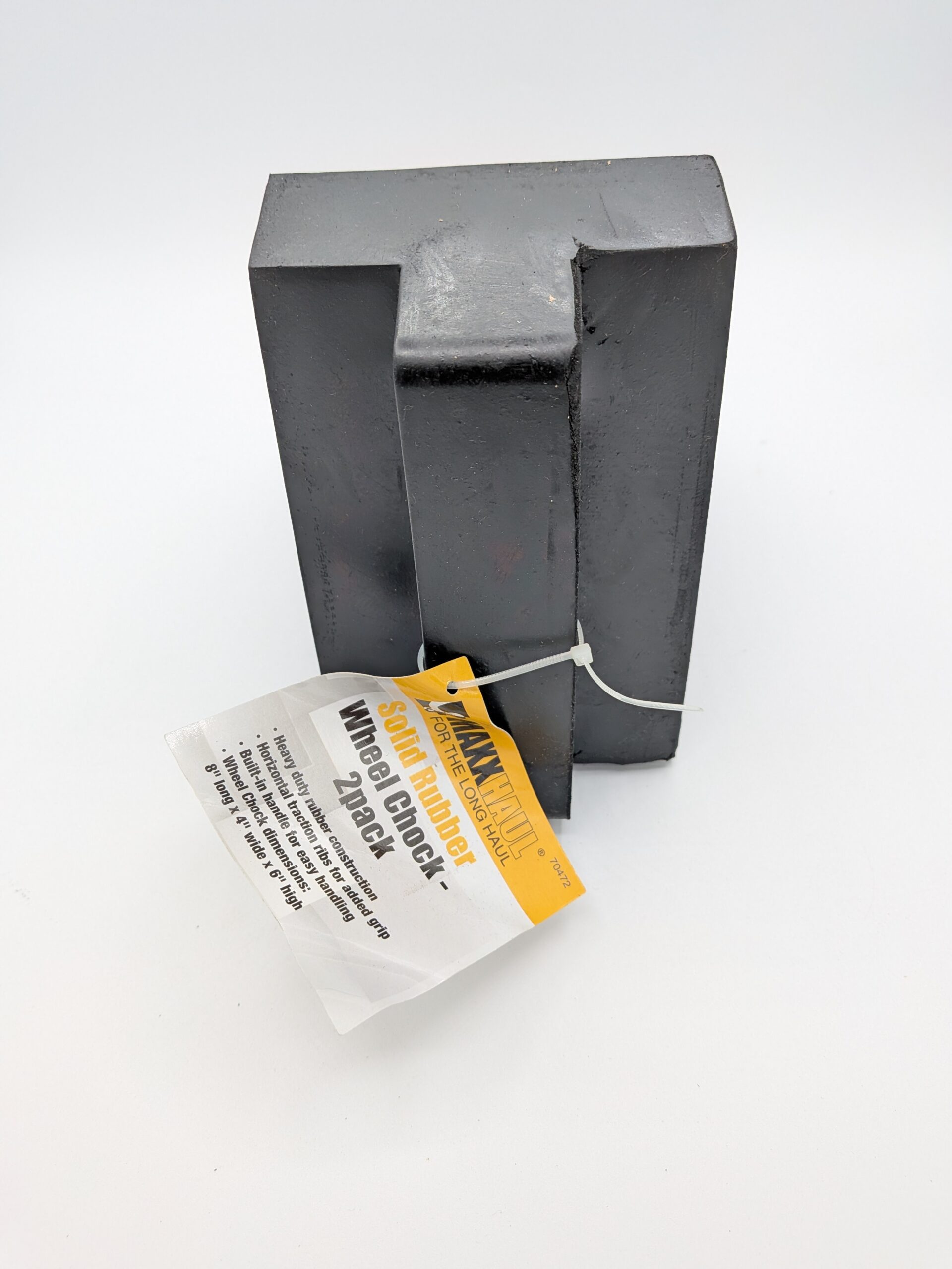 Maxxhaul Ebay-6 Maxxhaul Solid Rubber Wheel Chocks (2-Pack)