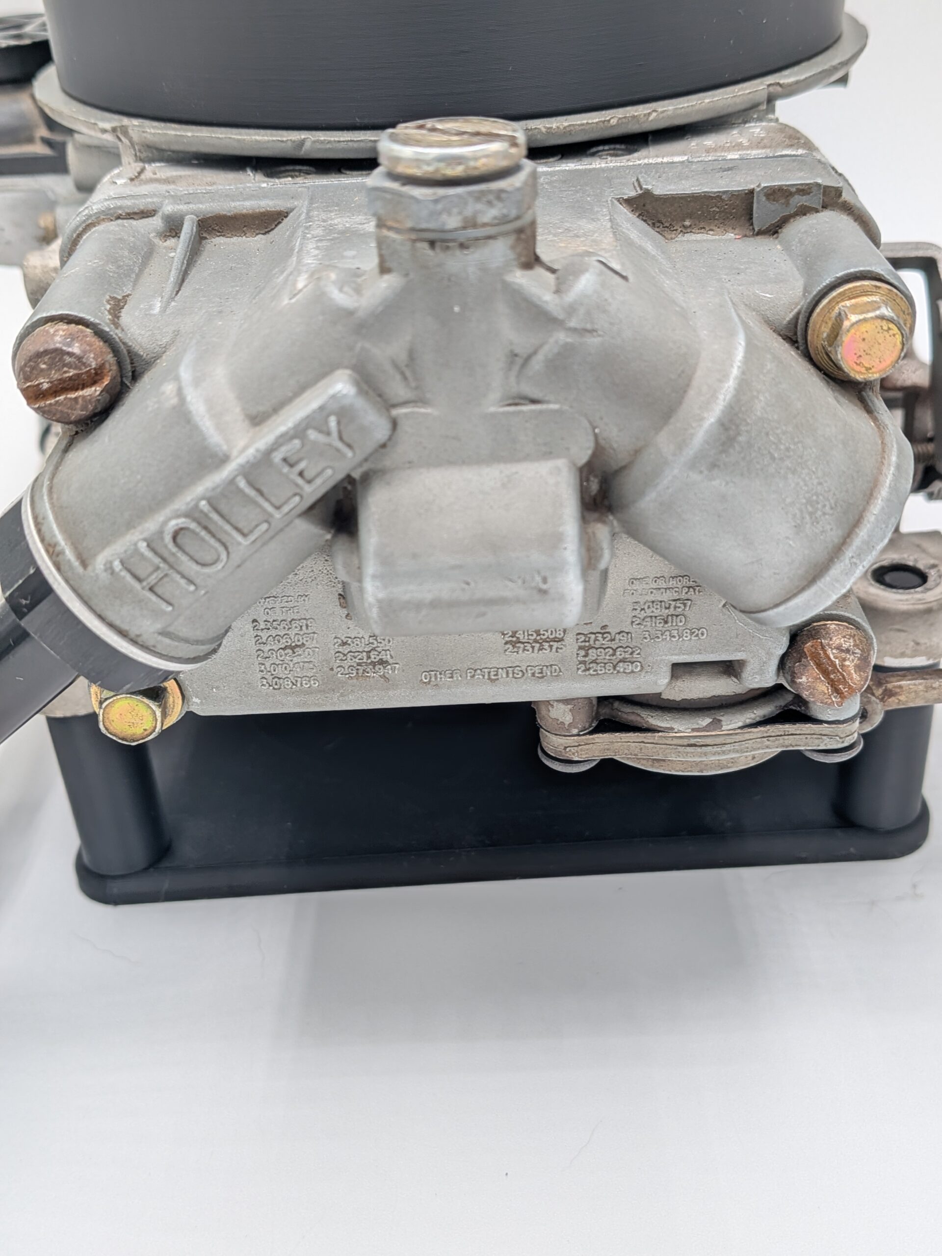 PXL_20251030_195109087.PORTRAIT.ORIGINAL Hot Rod Daycare Carburetor Display Stand