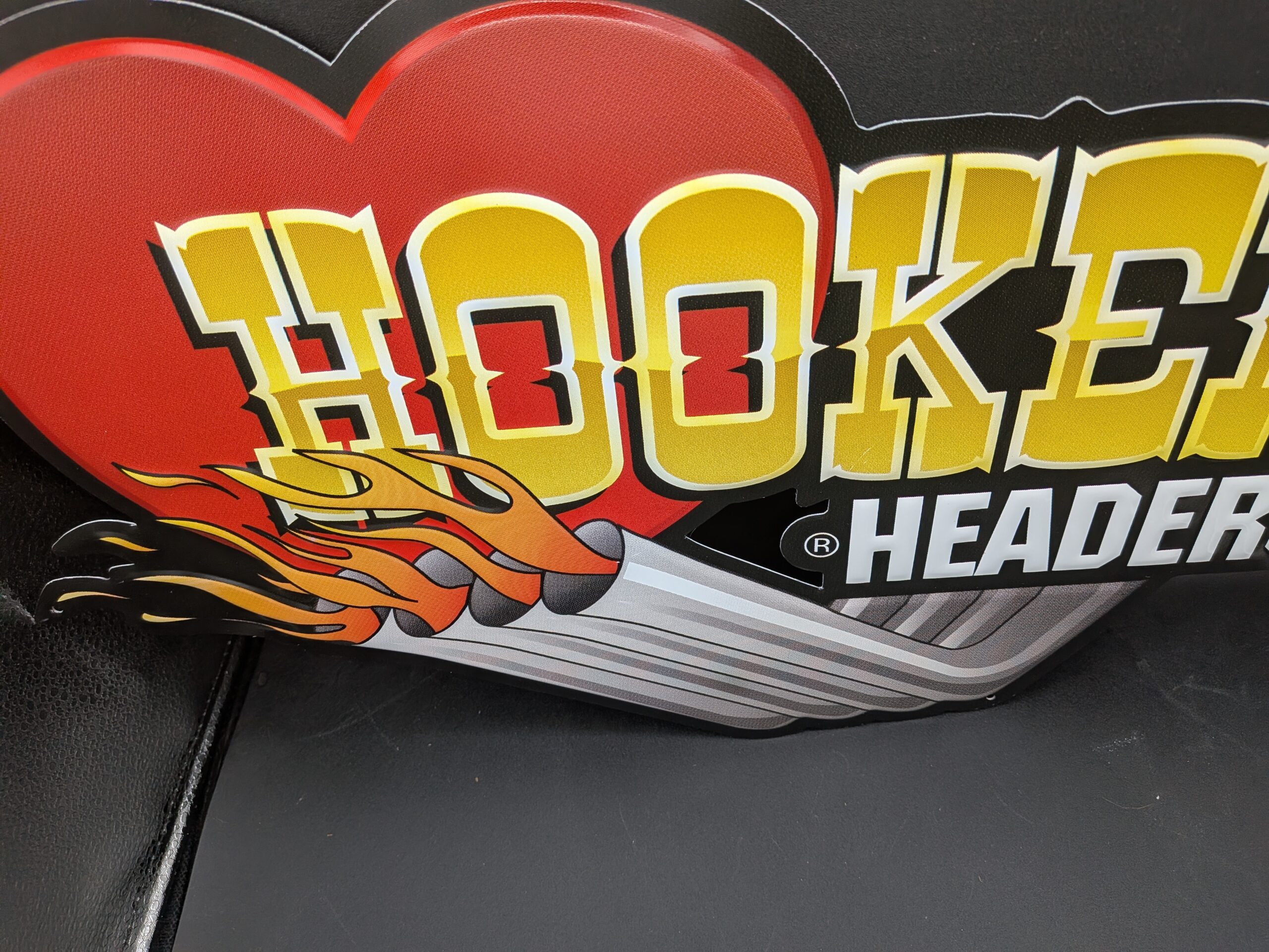 PXL_20251210_221047116 Hooker Headers Metal Sign (P/N: 10145HKR)
