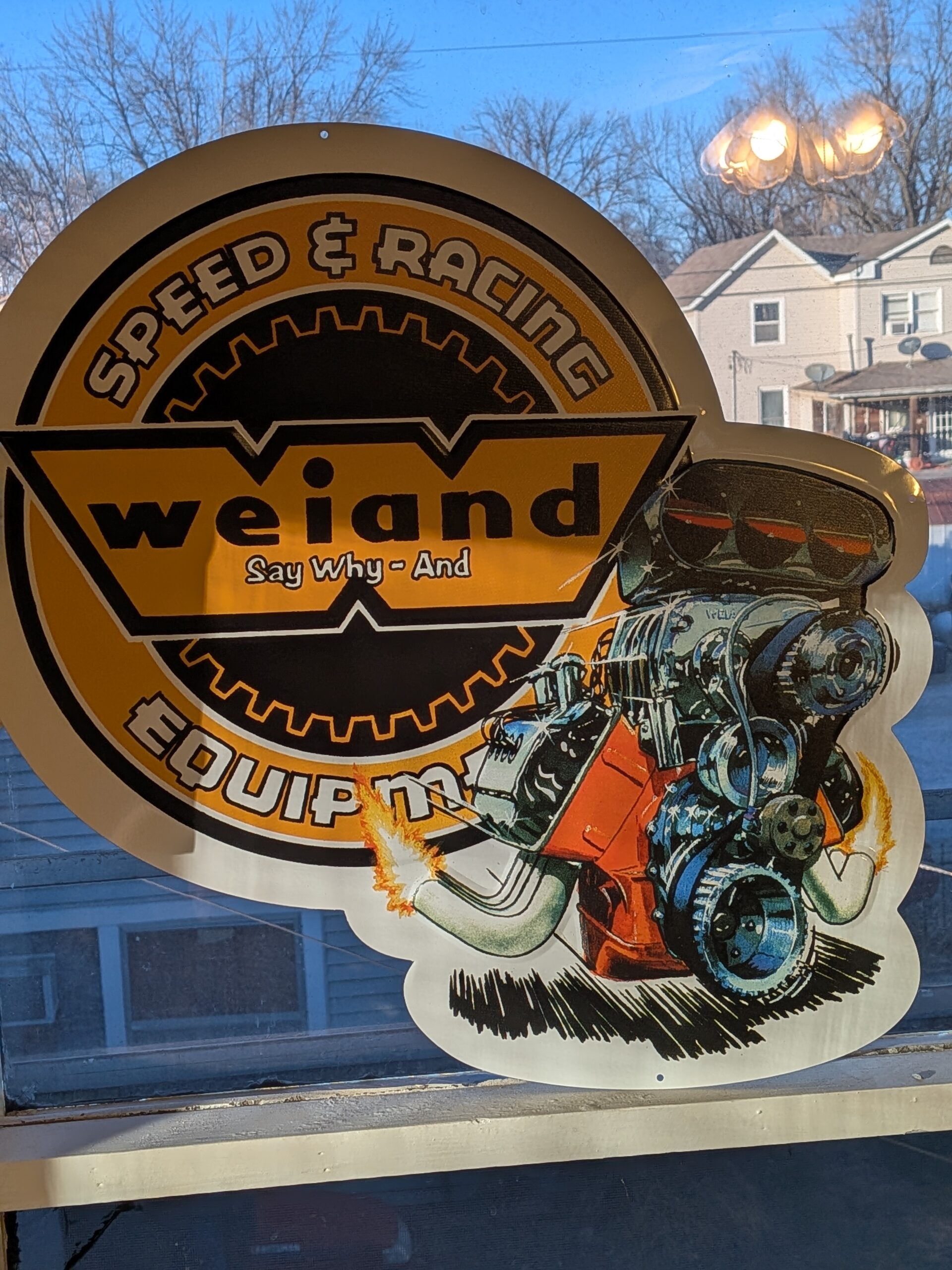 PXL_20251210_221350437 Weiand Metal Sign (P/N 10001WND)