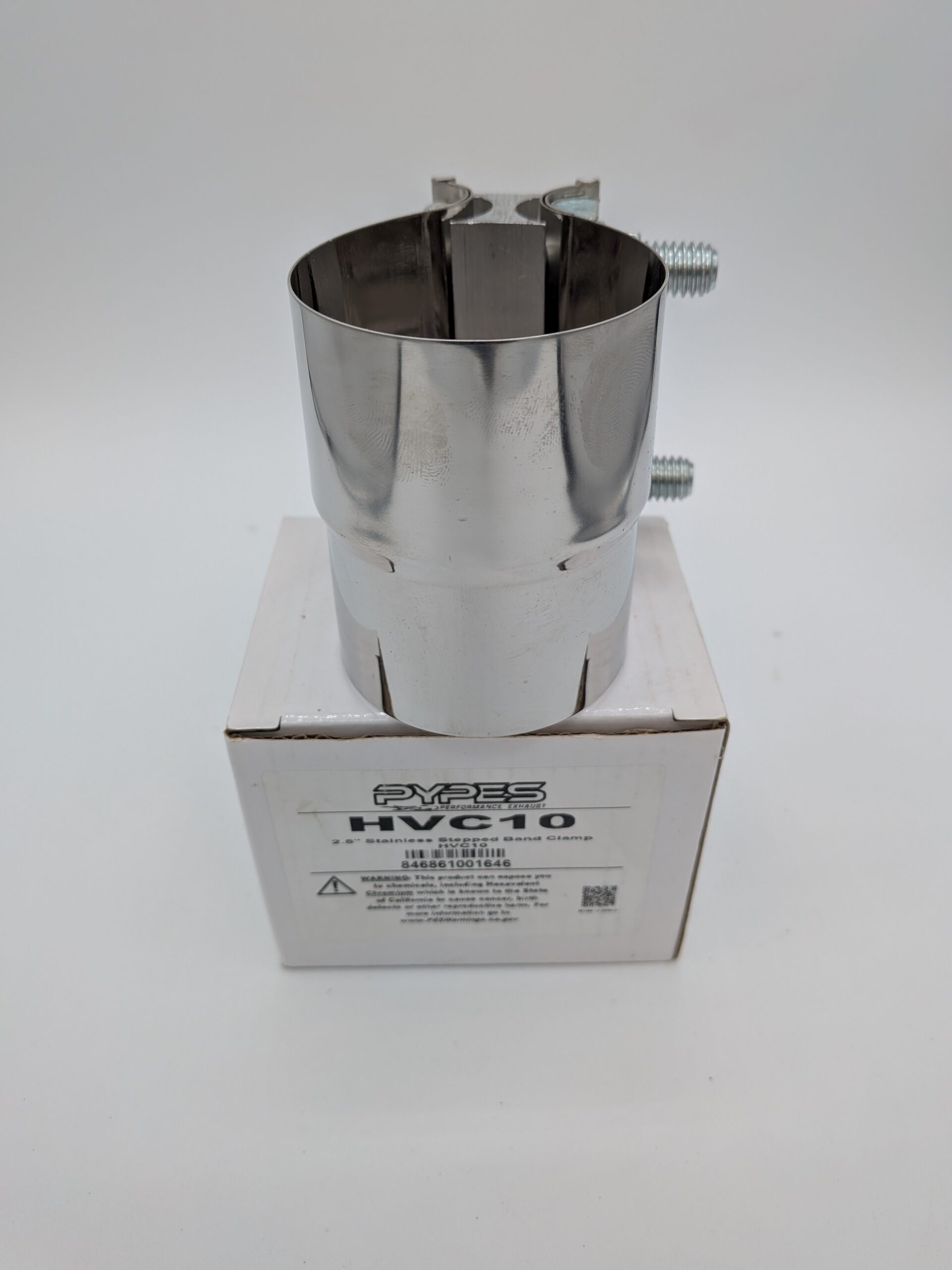 Pypes Ebay-3 Pypes 2.5" Stainless Steel Stepped Clamp (HVC10)