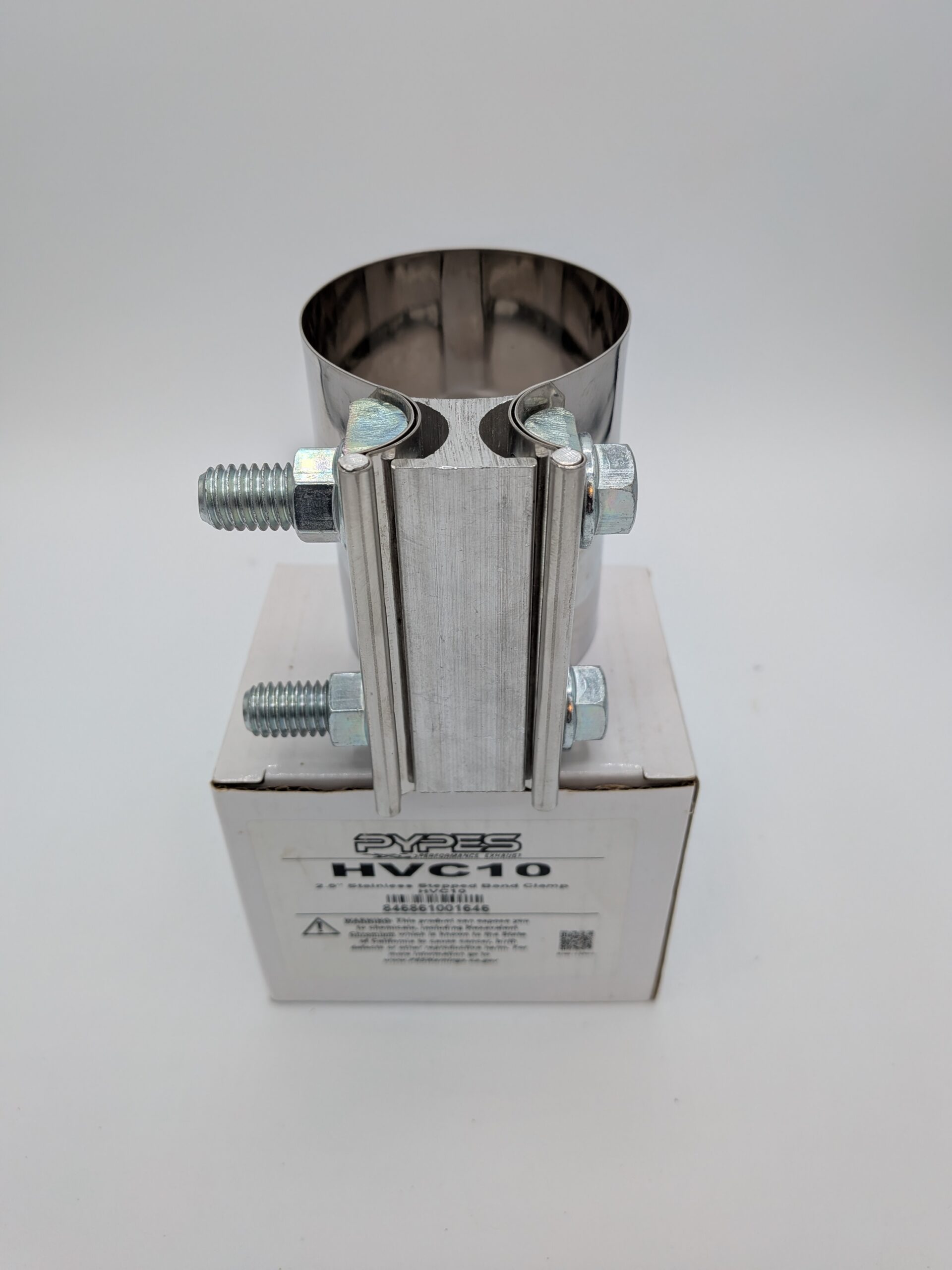 Pypes Ebay-5 Pypes 2.5" Stainless Steel Stepped Clamp (HVC10)